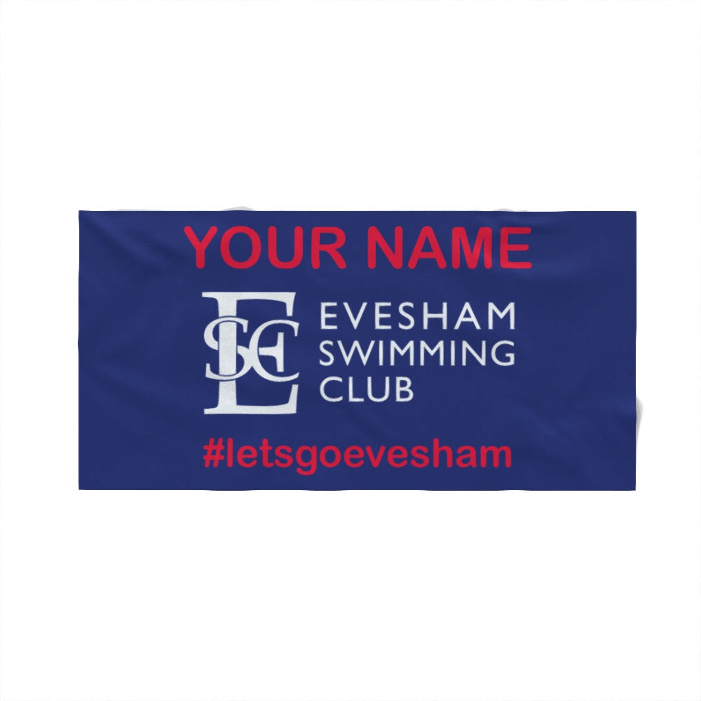 Evesham Swimming Club Team Towel - Personalised - 160cm x 80cm
